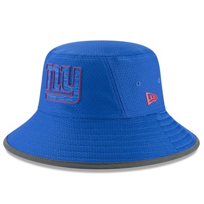 Men's New York Giants New Era Royal 2018 Training Camp Primary Bucket Hat 3061008